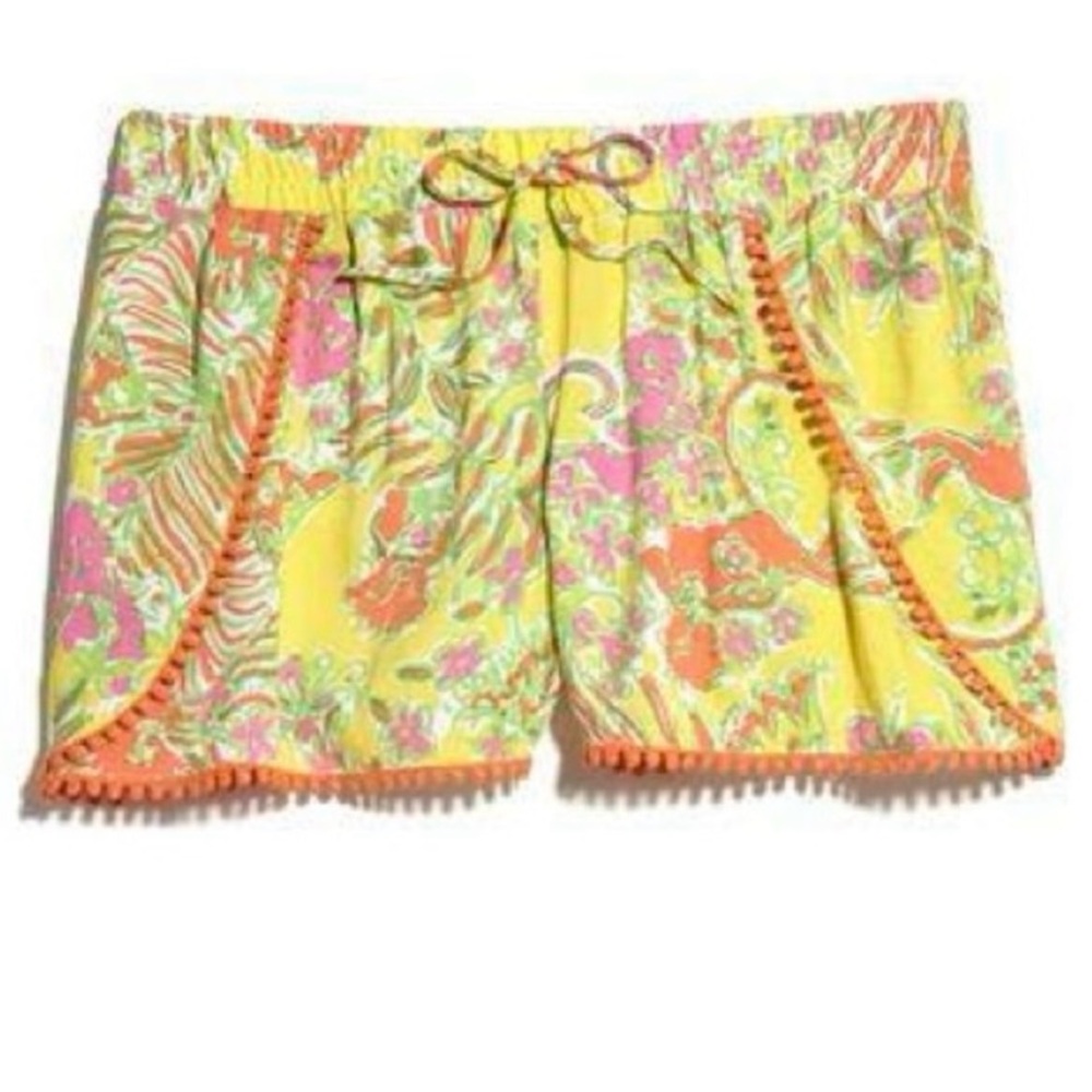 Lilly Pulitzer for Target Women's Yellow and Pink Shorts